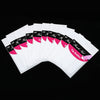 10 pcs Stylish Smile Pattern Decoration Manicure Nail Paste Tip Guides