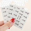 10pcs Fashion DIY Different Patterns Nail Art Decoration Sticker