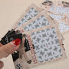 10pcs Fashion 3D DIY Black Decal Nail Art Decoration Sticker