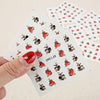 10pcs Fashion DIY Different Patterns Nail Art Decoration Sticker