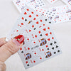 10pcs Watermark Tip Design Nail Sticker Manicure Decor Tools