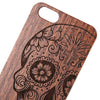 Skeleton Wood Frame Back Cover Case for iPhone 6 Plus / 6S Plus