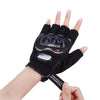 Paired Half-finger Motorcycle Gloves Motorbike Outdoor Sports Riding Breathable Protective Gears