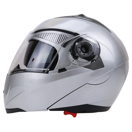 Full Face Motorcycle Helmet Dual Visor Street Bike with Transparent Shield