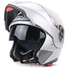 Full Face Motorcycle Helmet Dual Visor Street Bike with Transparent Shield