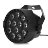 12 LEDs RGBW Color Mixing Par Lamp 8CH Voice Activated Light for Stage Party