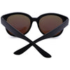 Vintage Unisex Thick Round Frame Clear Lens Gradient Sunglasses