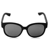 Vintage Unisex Thick Round Frame Clear Lens Gradient Sunglasses