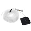 10M 100 LEDs 2W 180LM Solar Powered Rope Tube String Light for Outdoor