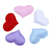 1000pcs Padded Fabric Heart Applique for Wedding Party Decoration Scrapbook Hair Craft