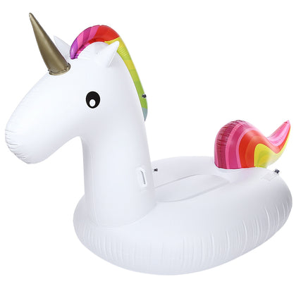 Inflatable Giant Unicorn Floating Rideable Swimming Pool Toy Float Raft