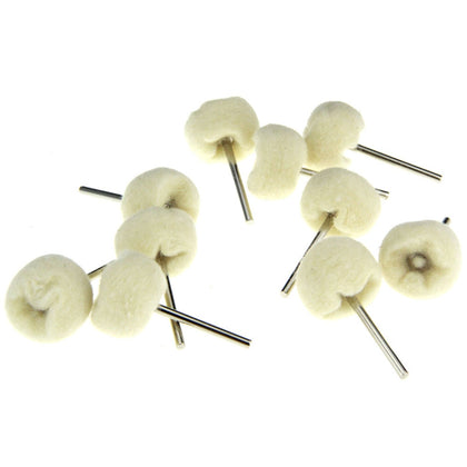 10PCS Wool Finishing Ball Brush Buffing Polishing Rotary Tool