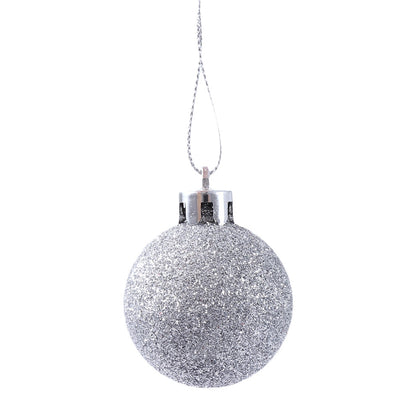 12pcs 4cm Christmas Festival Decorating Ball Hanging Ornaments