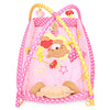 Baby Mat Bear Folding Gym Blanket with Frame Rattle Crawling Toy