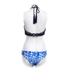 Cute Two-piece Mini Bandage Bikini Set Halter Swimsuit String Swimwear