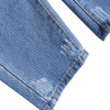 Women Fresh Distressed Ripped Loose-fitted Pencil Jeans