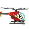 ABS Firefighter Helicopter Building Block DIY Model for Kids 89pcs