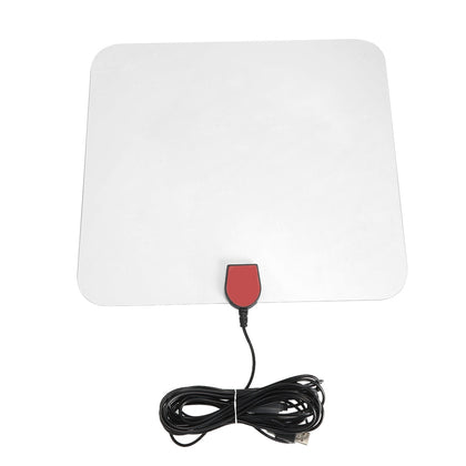 Digital HDTV Antenna 50 Miles Range USB Power Supply