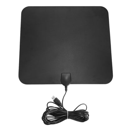 Digital HDTV Antenna 50 Miles Range USB Power Supply