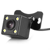 120 Degree Car Backup Camera with 4 LED Night Vision Light