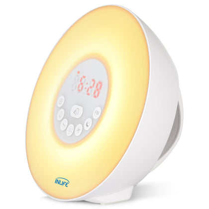 JW - 6640 Inlife Sunrise Simulation Wake Up Light Natural Sound