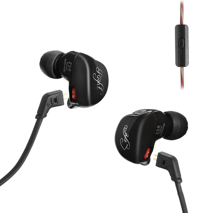 KZ ZSR Hybrid Earphones Balanced Armature with Dynamic In-ear Earbuds