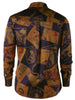 Long Sleeves Tribal Print Shirt