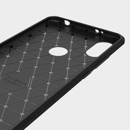 ASLING Carbon Fiber Shatter-resistant Soft Phone Case for Xiaomi Redmi S2