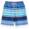 Multicolor Stripe Beach Bermuda Shorts