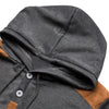 Men's Solid Color Hooded Sweater