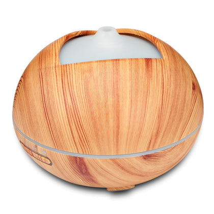 XBH - 1517 Wood Grain Aromatherapy Humidifier LED Night Light Atomizer