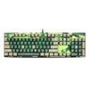 SUNSONNY S - J5 Camouflage Wired Mechanical Gaming Keyboard Blue Switch LED Backlight 104 Keys