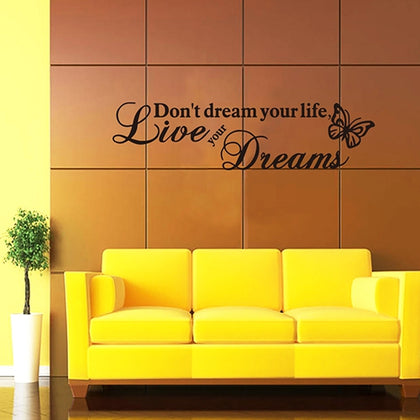 DX015 Bedroom Living Room Removable Wall Sticker