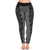 Plus Size Space Dye Printed Leggings