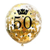 12 inch 15pcs Confetti Latex Balloon for 16th 18th 30th 40th 50th Birthday Party