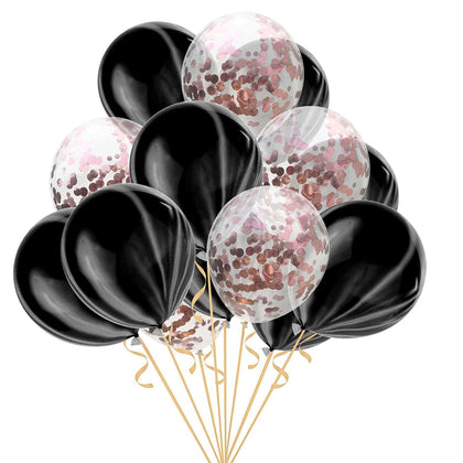 12 inch 15pcs Agate Latex Confetti Balloon