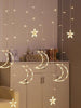 3.5 Meters 2W Waterproof Moon and Stars Decorative String Lights