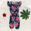 108 Girls Polyester Print Jumpsuit