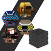 10pcs Acoustic Foam Panels Studio Soundproof Pads 50 x 50 x 5cm