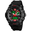 SKMEI 1529 Men's Mature Outdoor Sports Dual Display Digital Watch Luminous