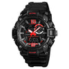 SKMEI 1529 Men's Mature Outdoor Sports Dual Display Digital Watch Luminous