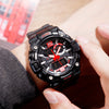 SKMEI 1529 Men's Mature Outdoor Sports Dual Display Digital Watch Luminous