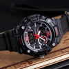 SKMEI 1529 Men's Mature Outdoor Sports Dual Display Digital Watch Luminous