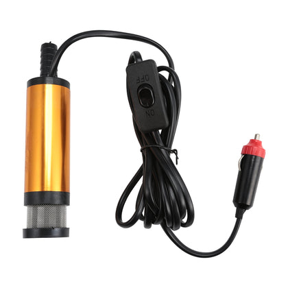 12V / 24V 38mm Electric Submersible Pump Fuel Transfer Refueling Tool for Pumping Diesel Oil Water