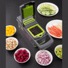 11PC Vegetable Fruit Peeler Multi-Function Chopper Steel Slicer Dicer Wire Slicer Grater set