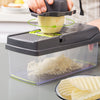 11PC Vegetable Fruit Peeler Multi-Function Chopper Steel Slicer Dicer Wire Slicer Grater set