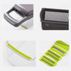 11PC Vegetable Fruit Peeler Multi-Function Chopper Steel Slicer Dicer Wire Slicer Grater set