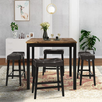 5-Piece Counter-Height Dining Set