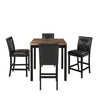 5 Piece Counter Height Dining Table Set