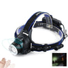 10W IR Sensor Headlights Aluminium Zoom Adjustable Head Lamp